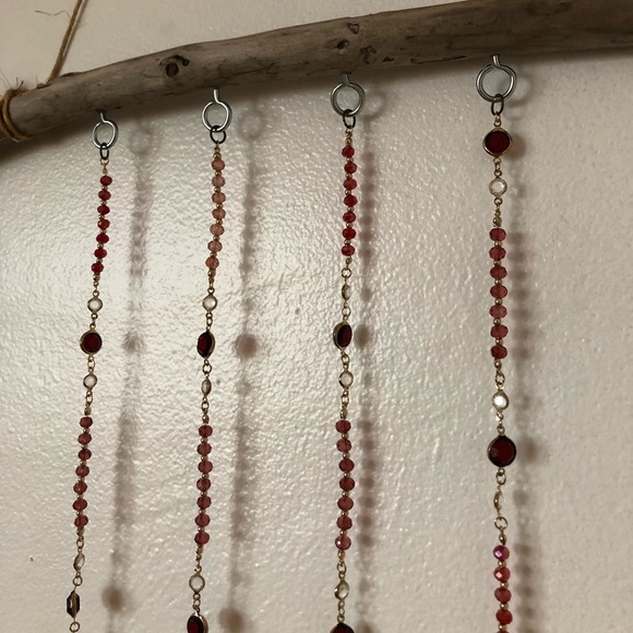 Handmade Driftwood Hanging Prism Sun Catcher - Picture 4 of 6